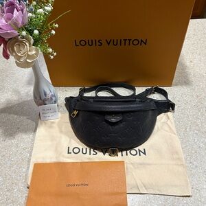 🖤sold🖤Louis Vuitton Bumbag Black Empreinte Monogram